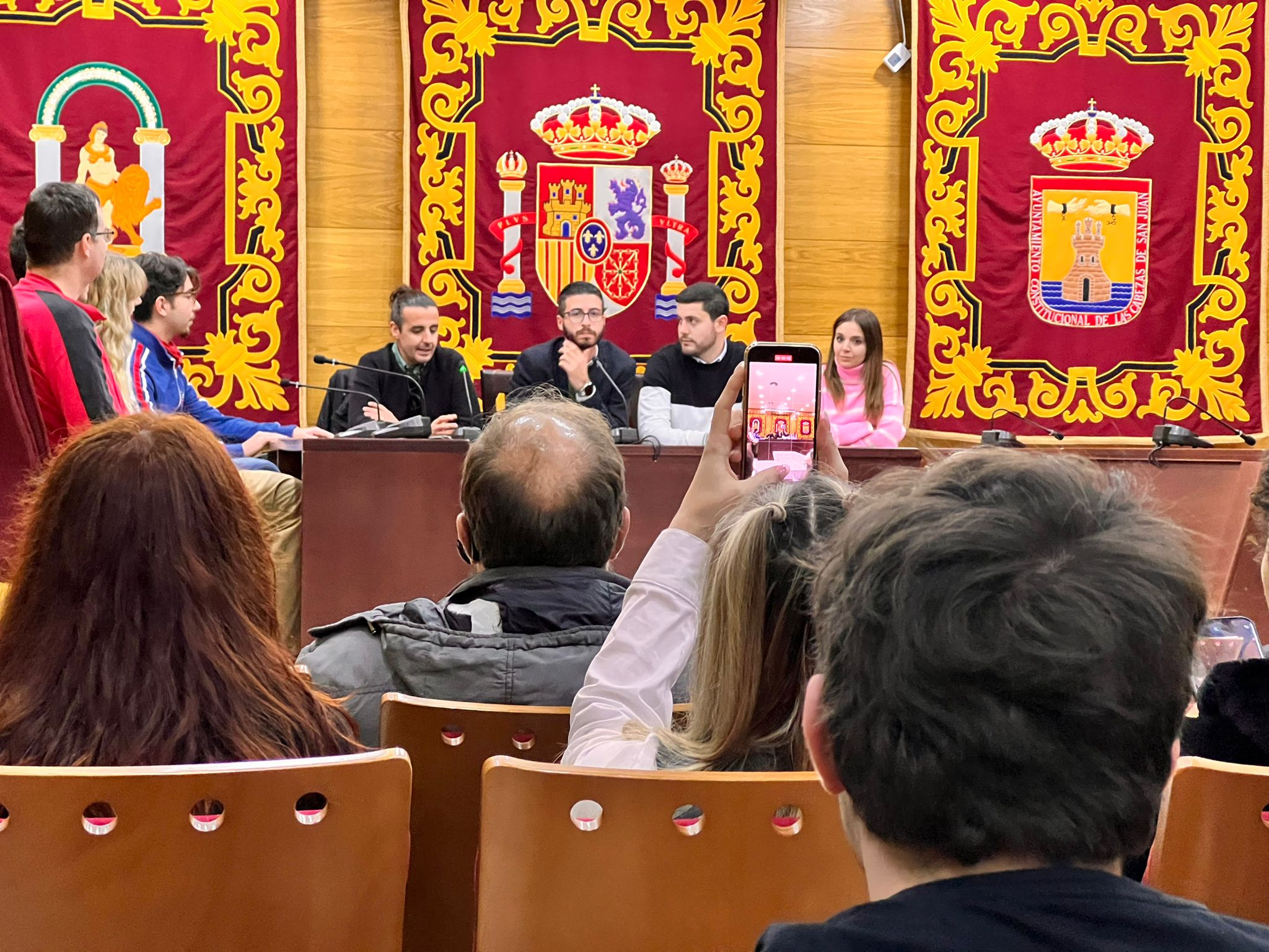 RECIBIMIENTO A JÓVENES EUROPEOS